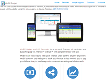 Tablet Screenshot of mobillbudget.com